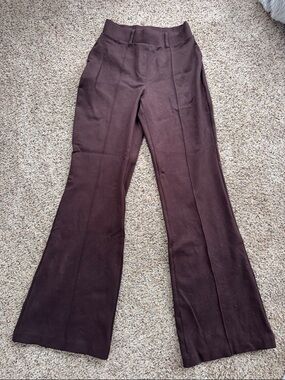 Quince Ultra-Stretch Ponte Flare Leg Pants